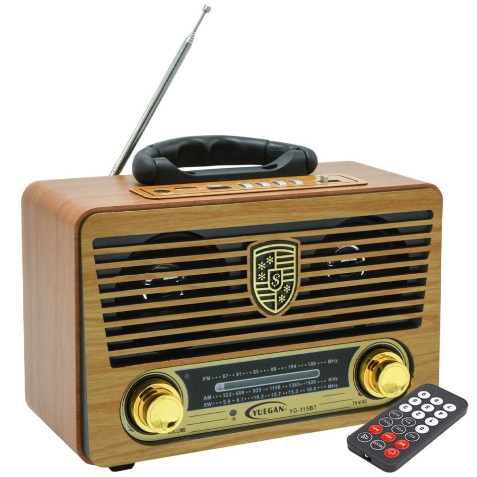 MAGICVOICE MV-115BT USB/SD/FM/BLUETOOTH DESTEKLİ NOSTALJİK RADYO