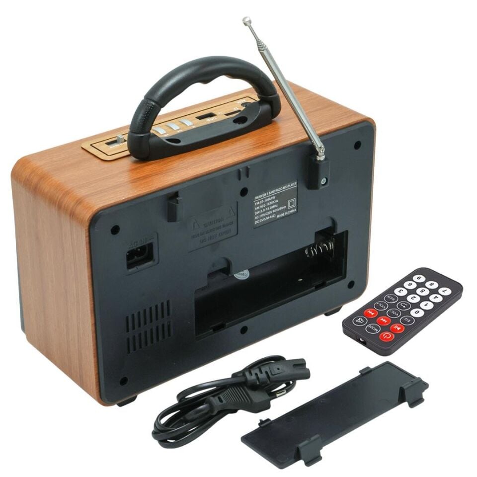 MAGICVOICE MV-115BT USB/SD/FM/BLUETOOTH DESTEKLİ NOSTALJİK RADYO
