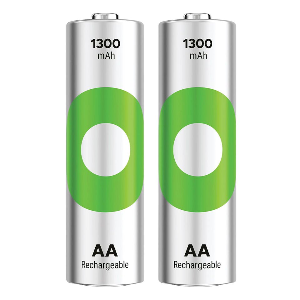 Gp Recyko 1300 Mah R6 AA Şarjlı 2'li Kalem Pil