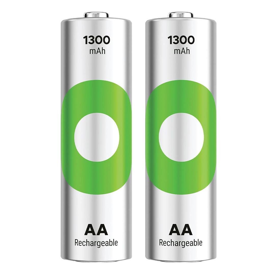 Gp Recyko 1300 Mah R6 AA Şarjlı 2'li Kalem Pil