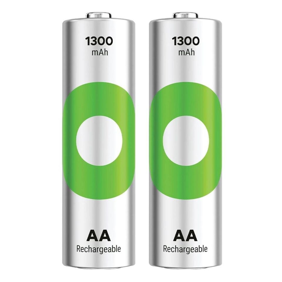 Gp Recyko 1300 Mah R6 AA Şarjlı 2'li Kalem Pil