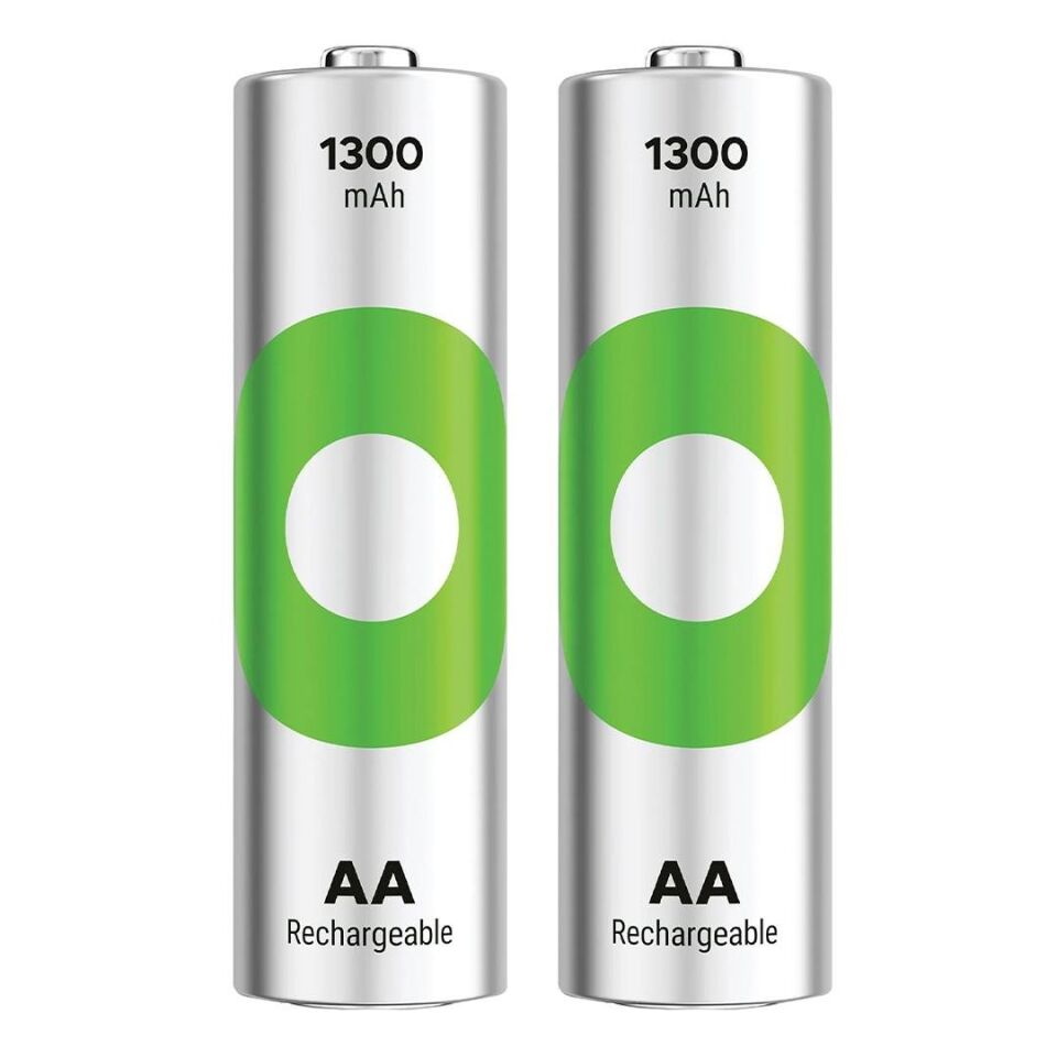Gp Recyko 1300 Mah R6 AA Şarjlı 2'li Kalem Pil
