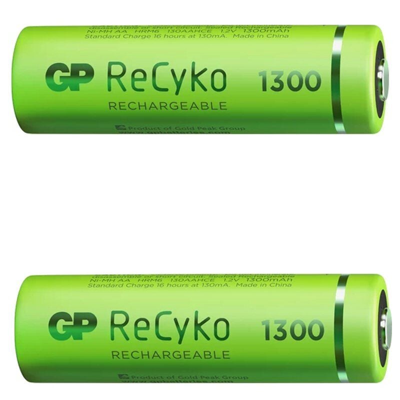 Gp Recyko 1300 Mah R6 AA Şarjlı 2'li Kalem Pil