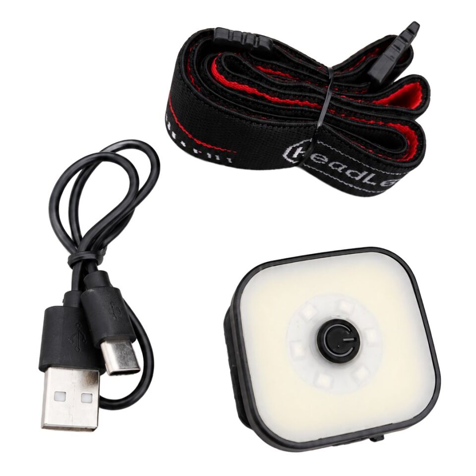 Powermaster PM-25795 Mini Şarj Edilebilir Çok Fonksiyonlu LED Kafa Ve Vücut Feneri