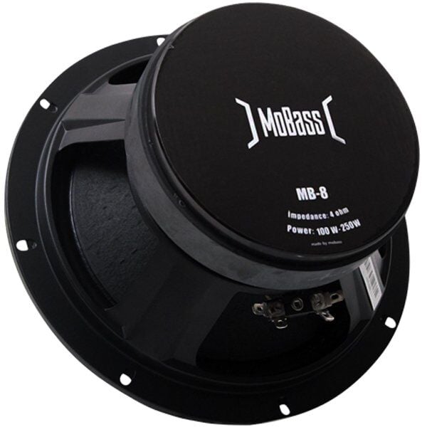 Mobass MB-8 4 Ohm 100W 250W 20 Cm Araç Midrange 2 li Takım Oto Hoparlör
