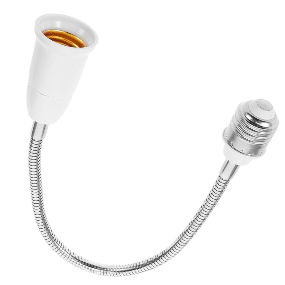 Powermaster PM-26714 Esnek E27 Lamba Tutucu Duy Lamba Ampul Uzatıcı 29.5 Cm