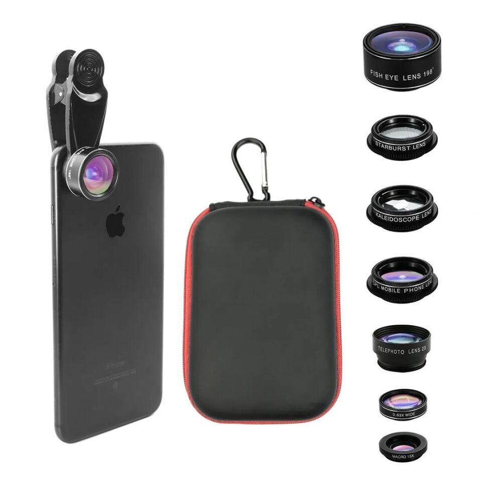 Ayt Powermaster PM-25951 Telefon Kamera 6 lı Lens Kiti Cep Telefonu Kamera Lensi
