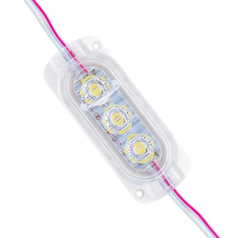 Powermaster 12 Volt 0.6 Watt Soğuk Beyaz 2835 65 X 25 Mm IP65 120 Lümen 160 Derece Modül Led