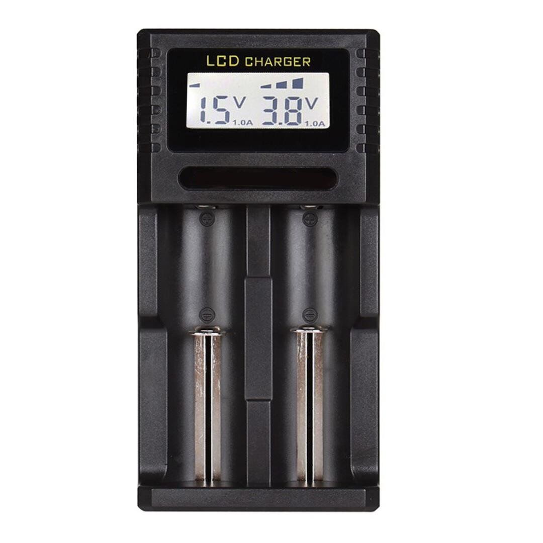 Powermaster  4.2 Volt 2 x 0.5 Amper Pil Şarj Cihazı Li-on Pil Şarj Aleti AA AAA Ni-MH 26650 18650 18350 17500