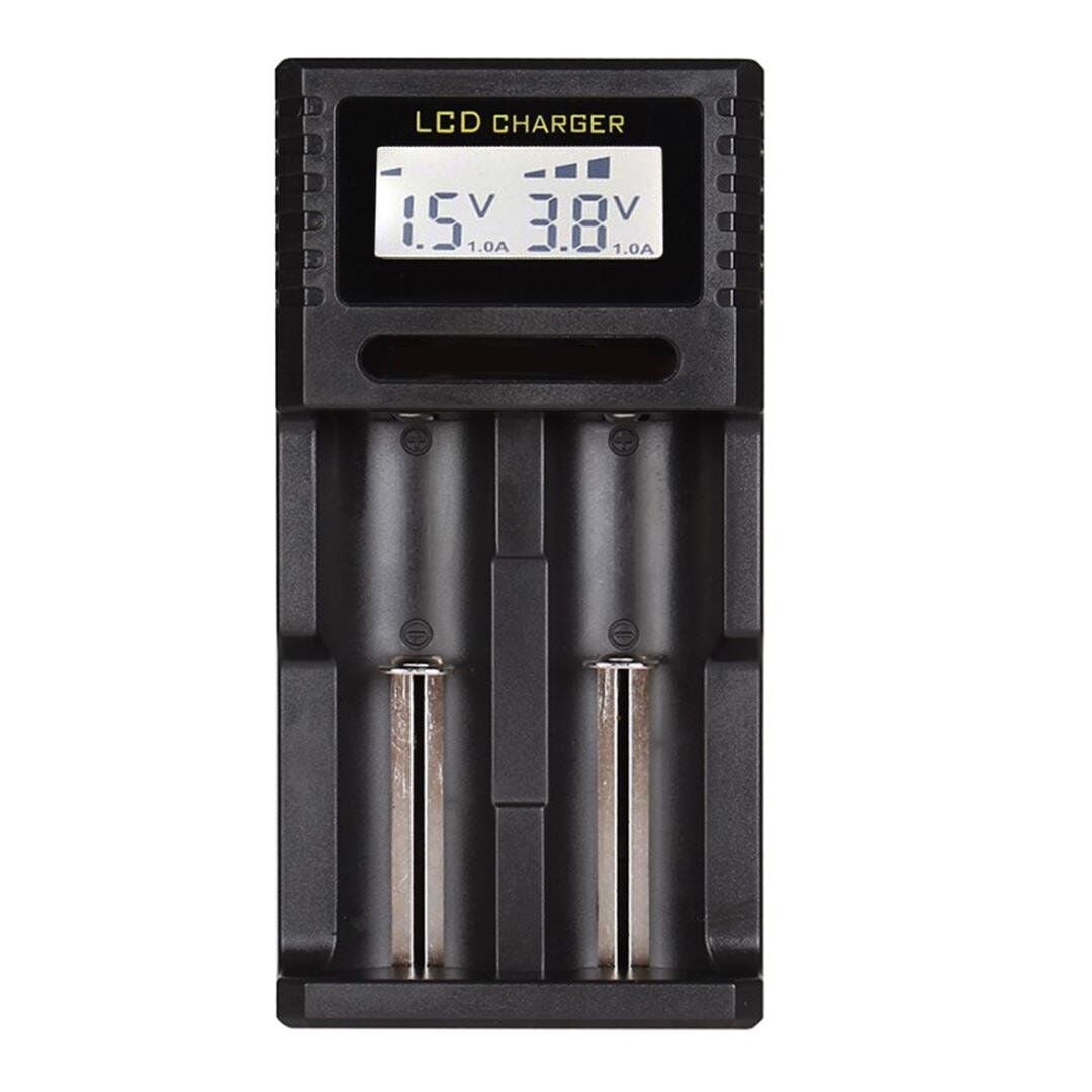 Powermaster  4.2 Volt 2 x 0.5 Amper Pil Şarj Cihazı Li-on Pil Şarj Aleti AA AAA Ni-MH 26650 18650 18350 17500
