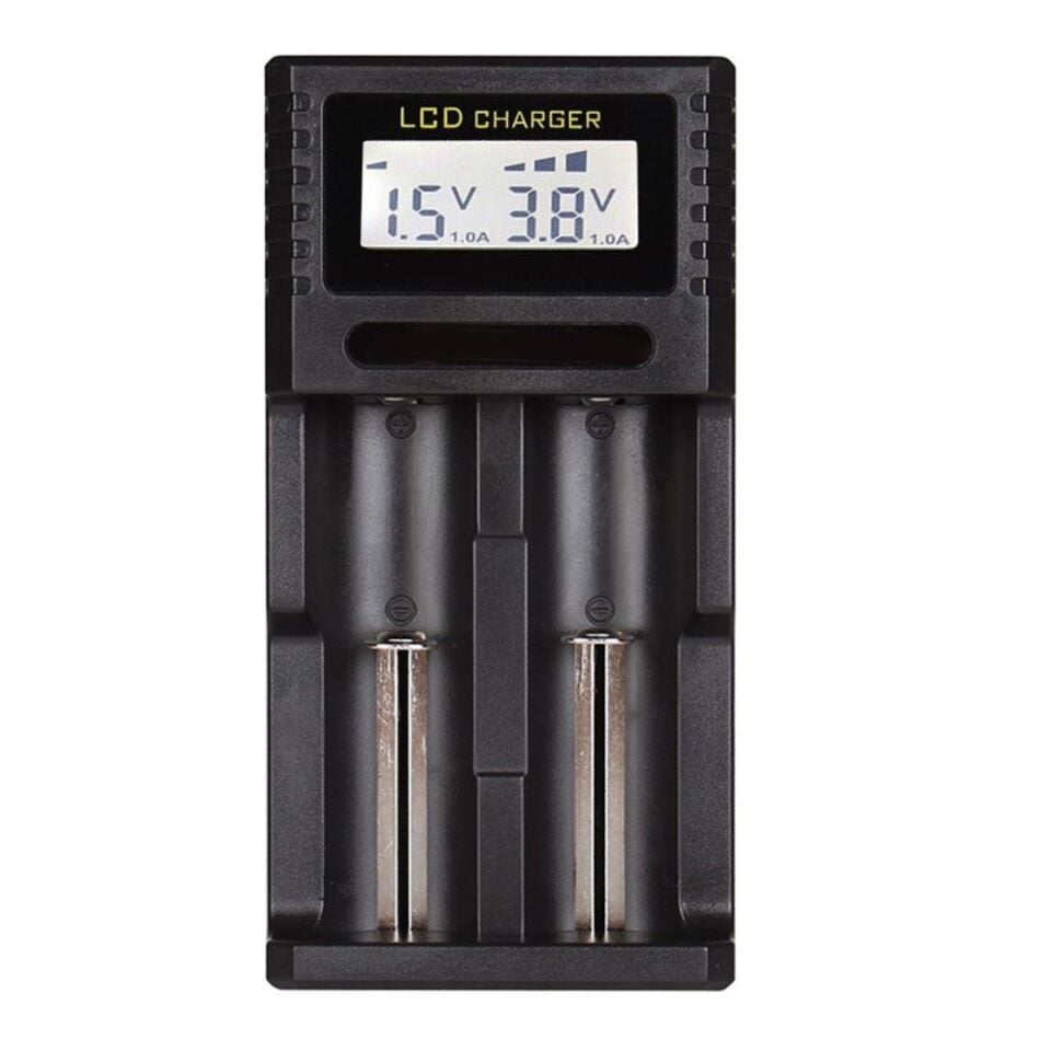 Powermaster  4.2 Volt 2 x 0.5 Amper Pil Şarj Cihazı Li-on Pil Şarj Aleti AA AAA Ni-MH 26650 18650 18350 17500