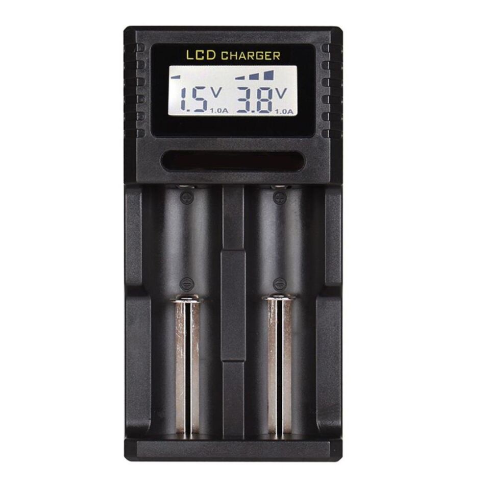 Powermaster  4.2 Volt 2 x 0.5 Amper Pil Şarj Cihazı Li-on Pil Şarj Aleti AA AAA Ni-MH 26650 18650 18350 17500
