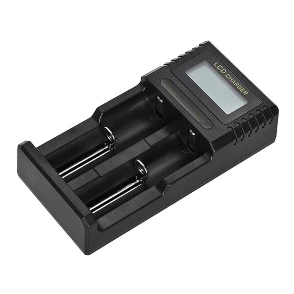 Powermaster  4.2 Volt 2 x 0.5 Amper Pil Şarj Cihazı Li-on Pil Şarj Aleti AA AAA Ni-MH 26650 18650 18350 17500