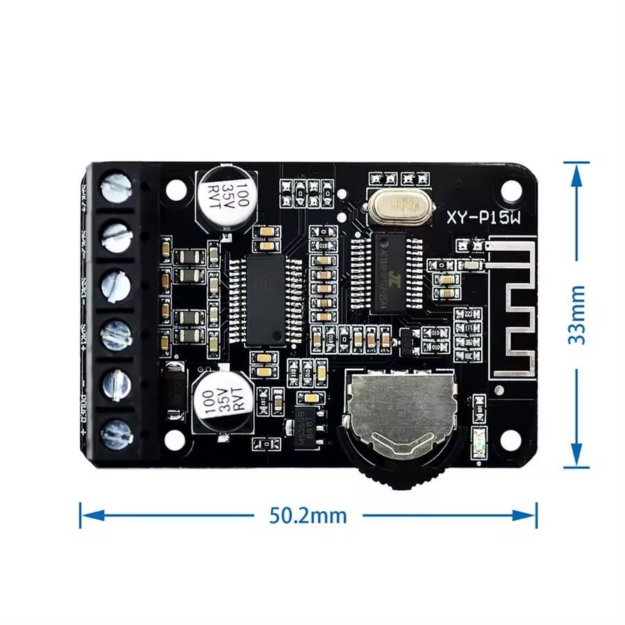 Ayt Powermaster Xy-p15w Bluetooth Amfi Modülü Amplifikatör Devresi Anfi Yedek Parça