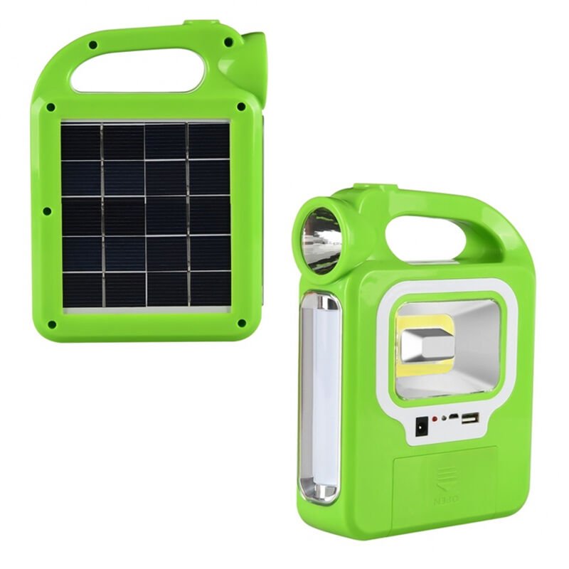 Powermaster HB-6399B Solar Güneş Enerjili Powerbank Özellikli Kamp Aydınlatması Çalışma Lambası Işıldak Fener