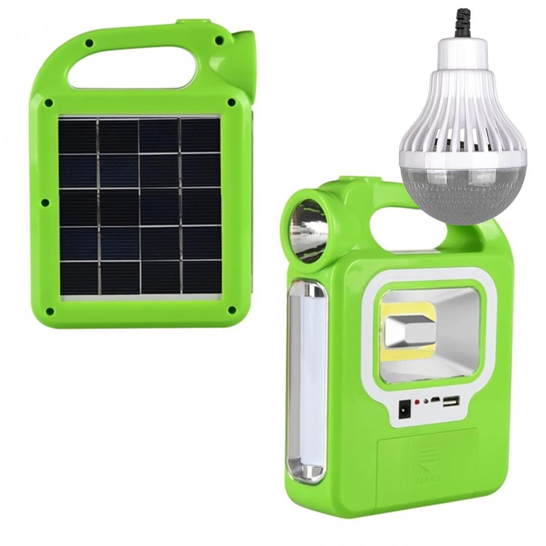 Powermaster HB-6399B Solar Güneş Enerjili Powerbank Özellikli Kamp Aydınlatması Çalışma Lambası Işıldak Fener