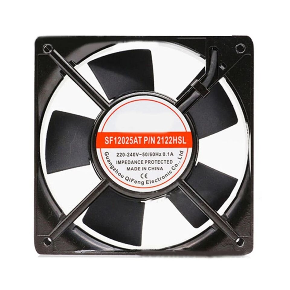 Ayt Powermaster 120X120X25 mm 220 Volt Fan Bilgisayar Pc Kasa Soğutma Fanı Soğutucu Fan 12x12 Cm