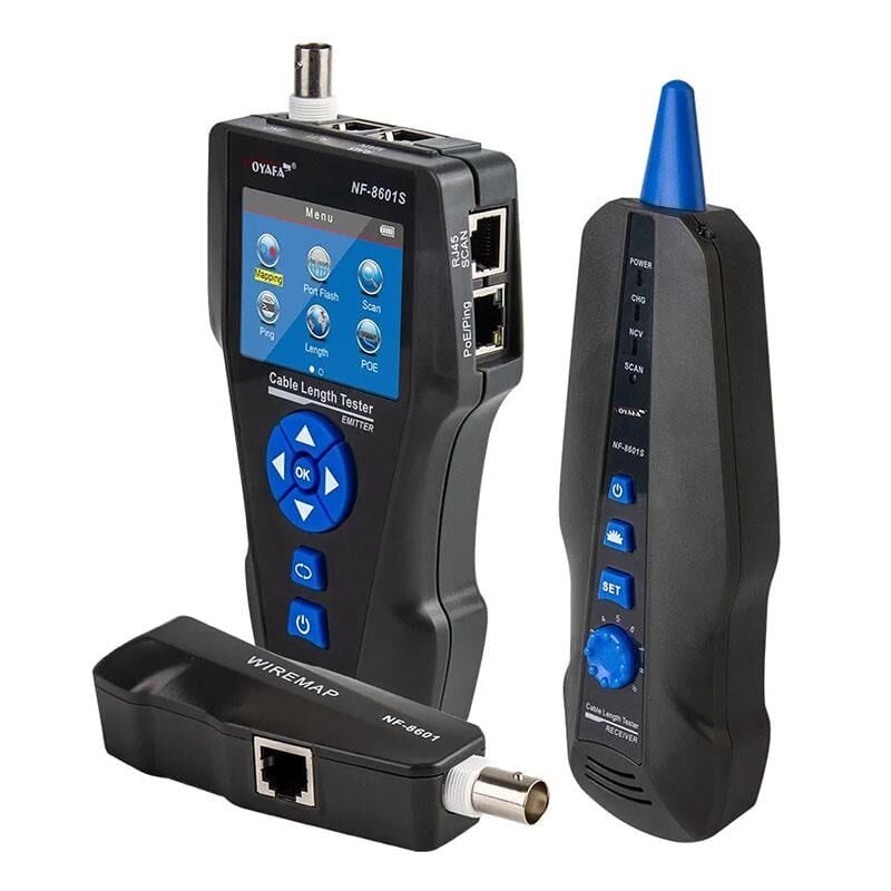 Ayt Noyafa NF-8601S TDR Kablo Test Ve Uzunluk Ölçüm Cihazı AĞ Kabloları Ethernet Telefon İnternet Kablosu