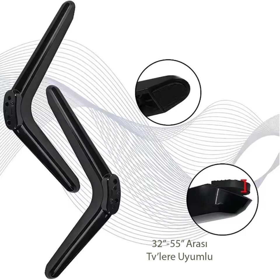 Ayt Powermaster Pm-26782 Plastik 32-55 İnç Universal Lcd Led Tv Televizyon Ayağı Standı