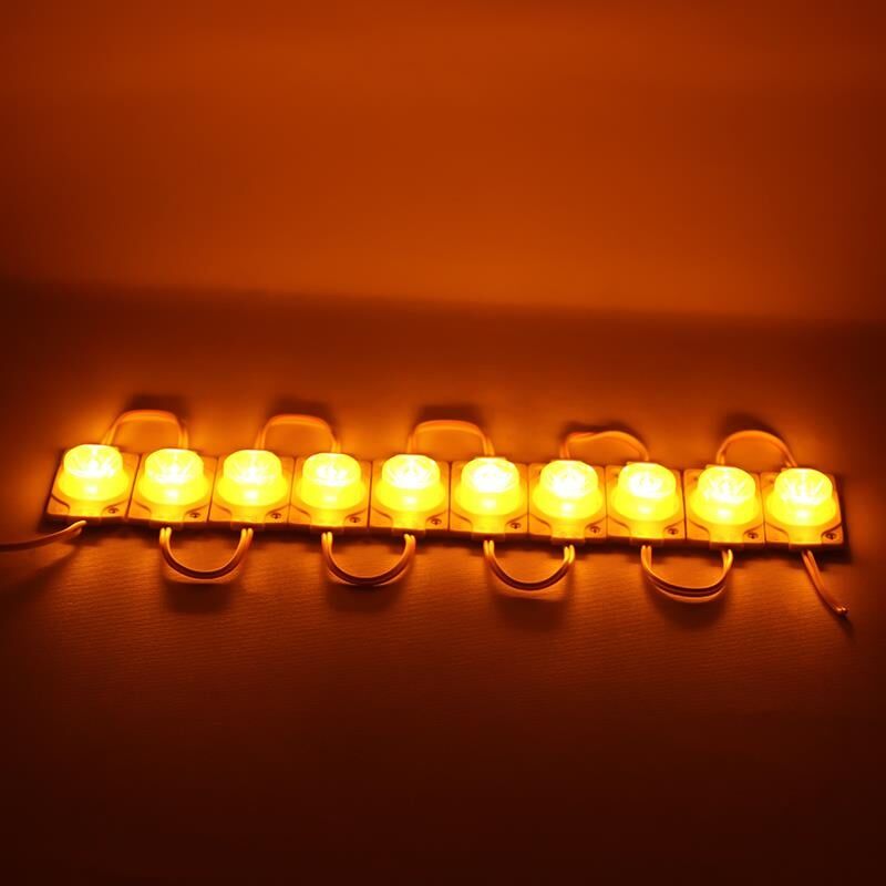 12 Volt 1.5 Watt LED Modül - Sarı Renk - 3030 Çip - 40X30 Mm