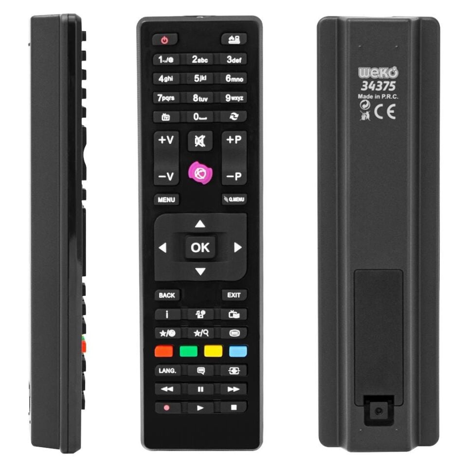 Ayt Kl Vestel Seg Regal Rc4875 Kare Göbek Mini Lcd Led Tv Kumandası Uzaktan Kumanda