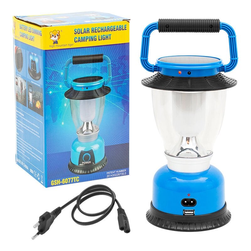 Ayt Powermaster GSH-6077TC Şarj Edilebilir Ledli Kamp Lambası Işıldak Aydınlatma