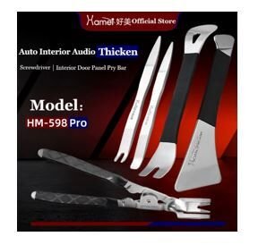 Ayt Carstar Hm-598pro Ara Oto Kapı Kolu Çerçeve Sökme Seti Aparatı Torpido Sökme Parçası