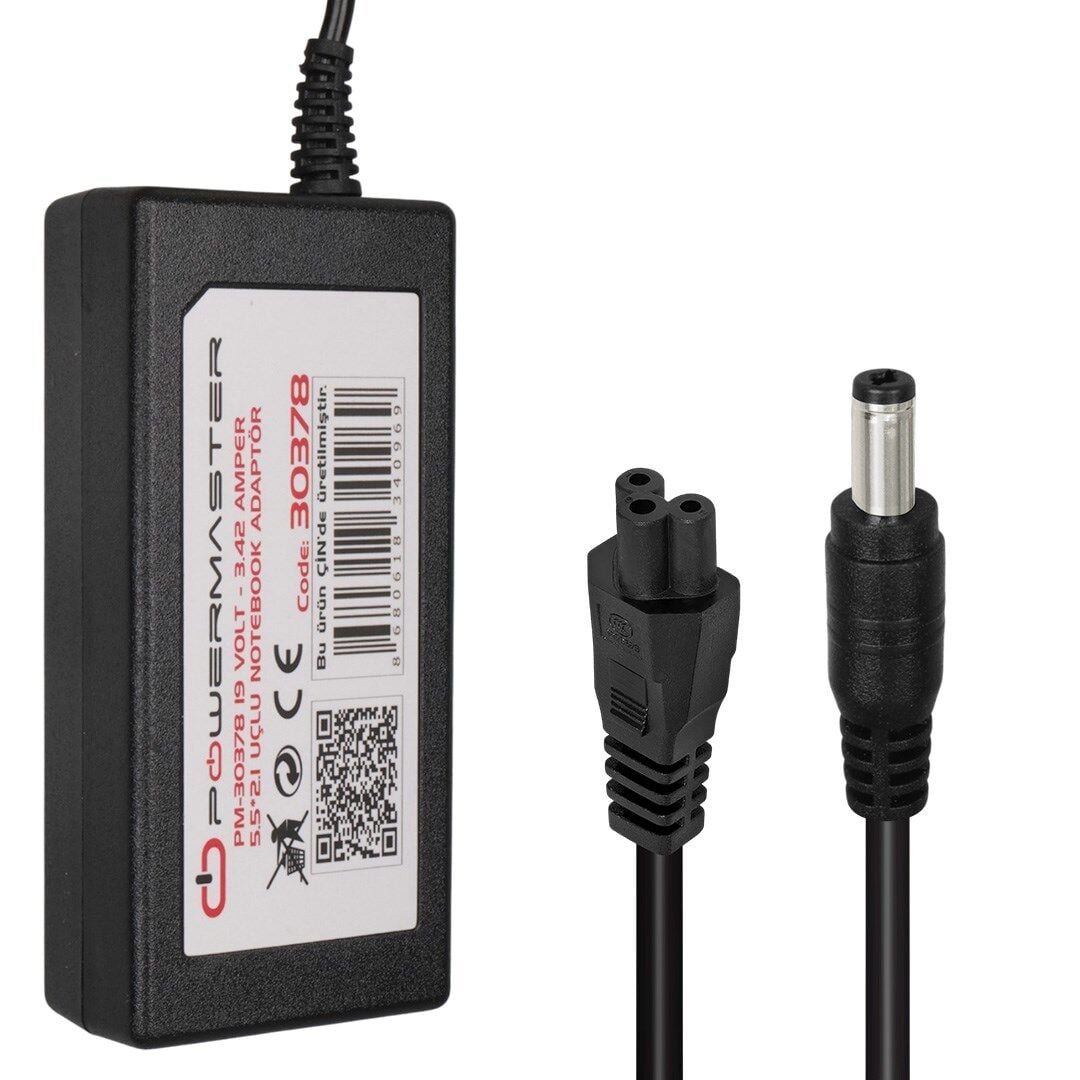 Powermaster 19 Volt 3.42 Amper Acer Uyumlu Notebook Adaptör 5.5*2.1 Uç