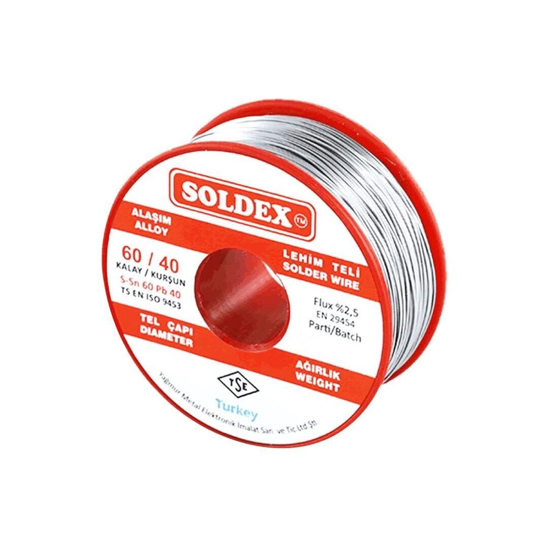 Soldex 200 Gr Lehim 0,50 Mm 60-40 Lehim Teli