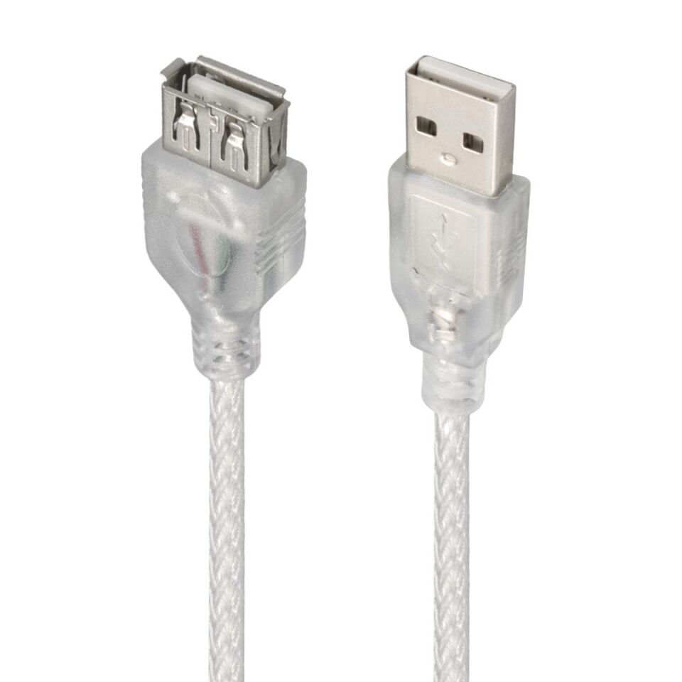 USB Uzatma Kablosu Erkek Dişi Usb Soketli Kablo Usb Uzatıcı 3 Metre