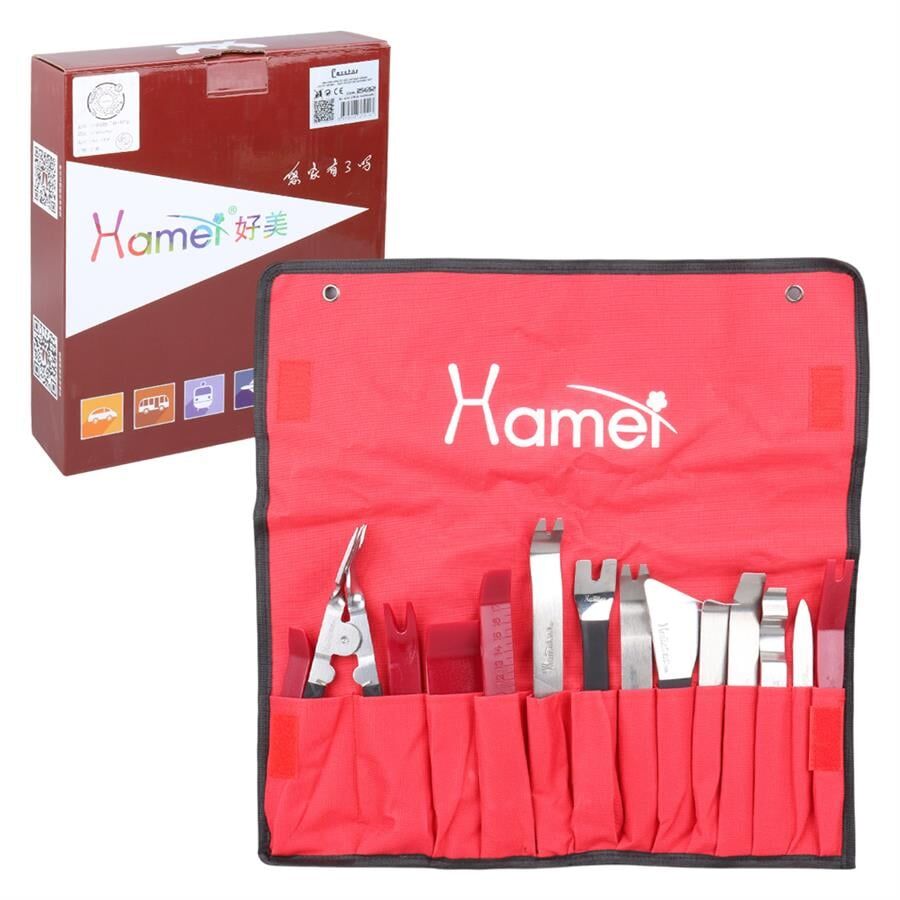 Ayt Carstar Hm-1498 Oto Araç İçi Ses Sistemi Lastik Kapı Sökme Düzeltme Çıkartma Aparatı Torpido Sökücü