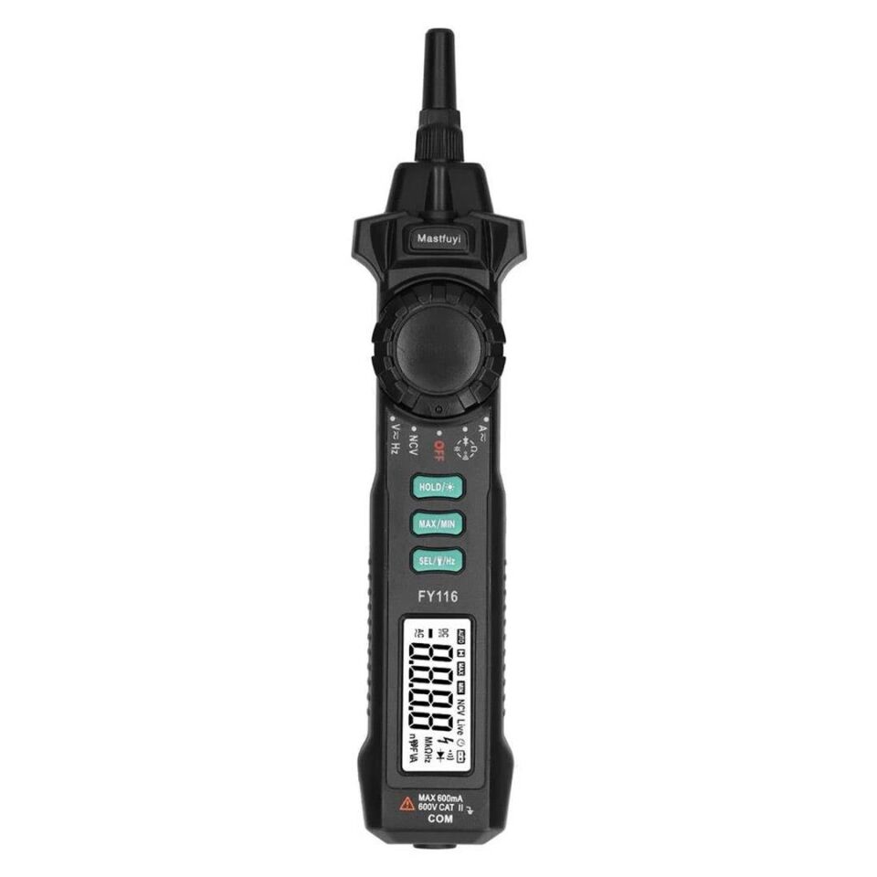 Powermaster FY116 Digital Multimetre Ölçü Aleti Dijital Voltaj Tespit Ölçüm Cihazı