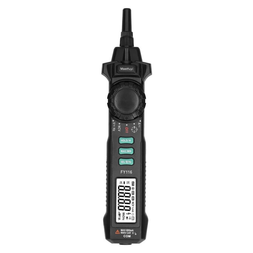 Powermaster FY116 Digital Multimetre Ölçü Aleti Dijital Voltaj Tespit Ölçüm Cihazı