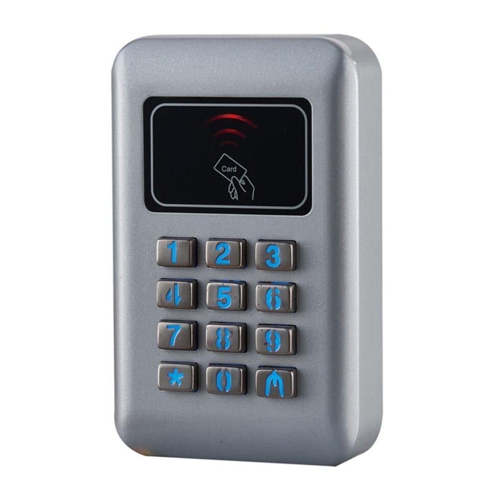 Powermaster PM-24323 Metal Şifrematik Okuyucu Kartlı Tagg Geçiş Sistemi Şifreli Geçiş