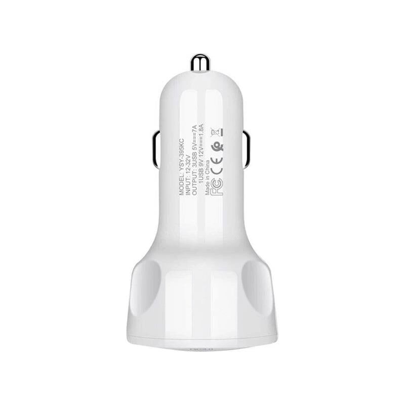 Powermaster TE-091 3 lü Usb Çakmaklık QC 3.0 Hızlı Araç Şarj Cihazı Oto Çakmaklık Şarj Aleti