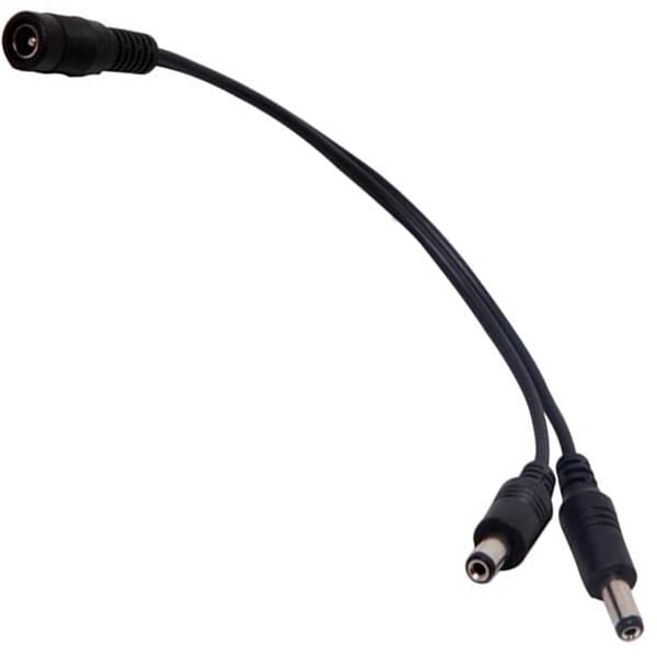 Powermaster Power F TO 2 X M Kablo Elektirik Kablosu Kamera Power Kablo 5.5 2.5 Uçlu Adaptör Çoklayıcı Çoğaltıcı