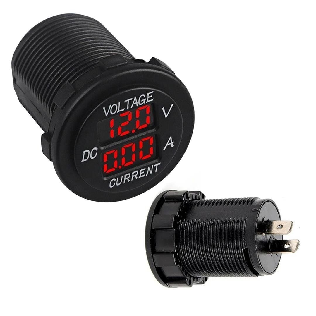 Ayt Powermaster IC-231E Voltmetre Ampermetre Pano Tipi 28 Mm Gerilim Akım Ölçer Dış Çapı 36.5 Mm