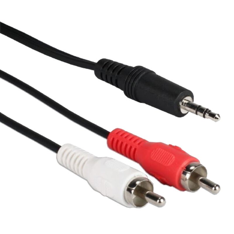 Powermaster 2 RCA Erkek 3.5 Mm Stereo Erkek 1.5 Metre Kablo