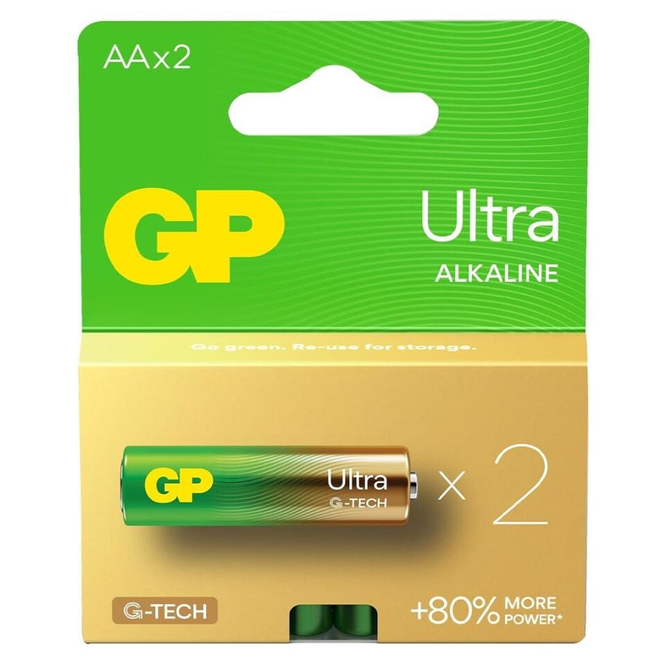 GP 15AU-2U2 Alkalin Kalem Pil 2 li AA Kalem Pil