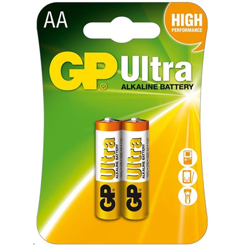 GP 15AU-2U2 Alkalin Kalem Pil 2 li AA Kalem Pil