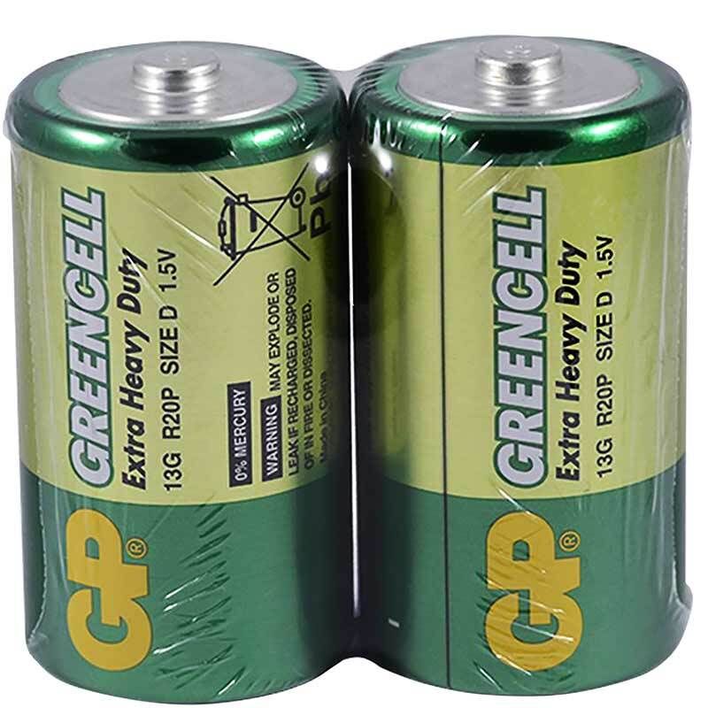 GP 13G 2S2 R20 Büyük D Boy Pil 20'li Paket