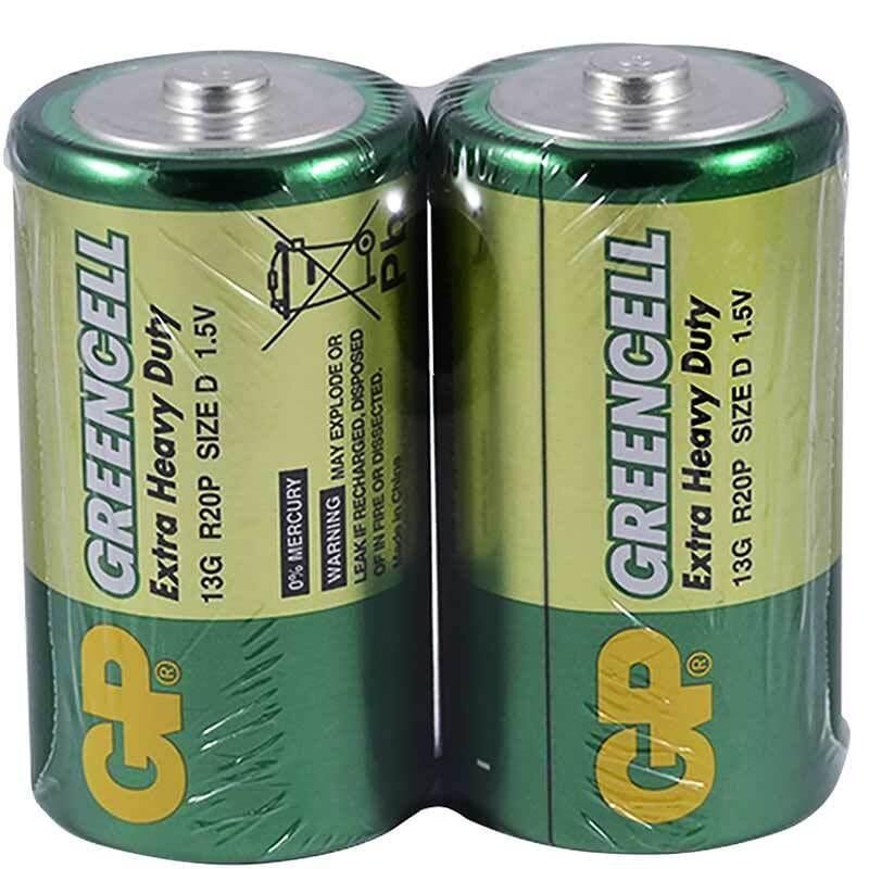 GP 13G 2S2 R20 Büyük D Boy Pil 20'li Paket