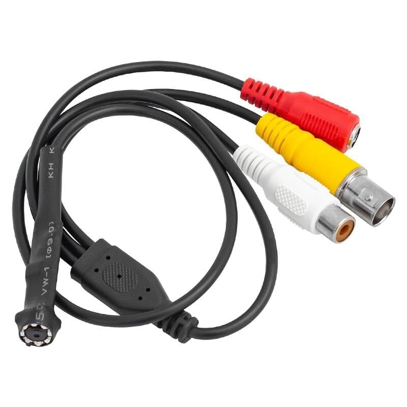 Powermaster Pm-19307 3.7 MM 2 Mp 1080P Yuvarlak Tip Mini Kamera Giz li Dvr Kayıt Cihazı Monitör Kamerası