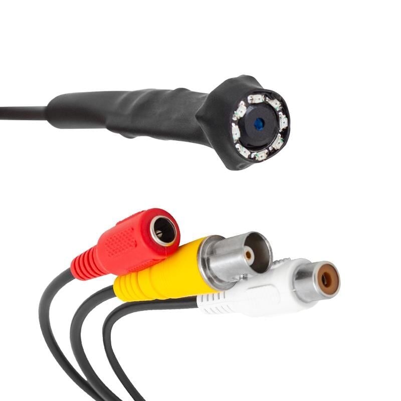 Powermaster Pm-19307 3.7 MM 2 Mp 1080P Yuvarlak Tip Mini Kamera Giz li Dvr Kayıt Cihazı Monitör Kamerası