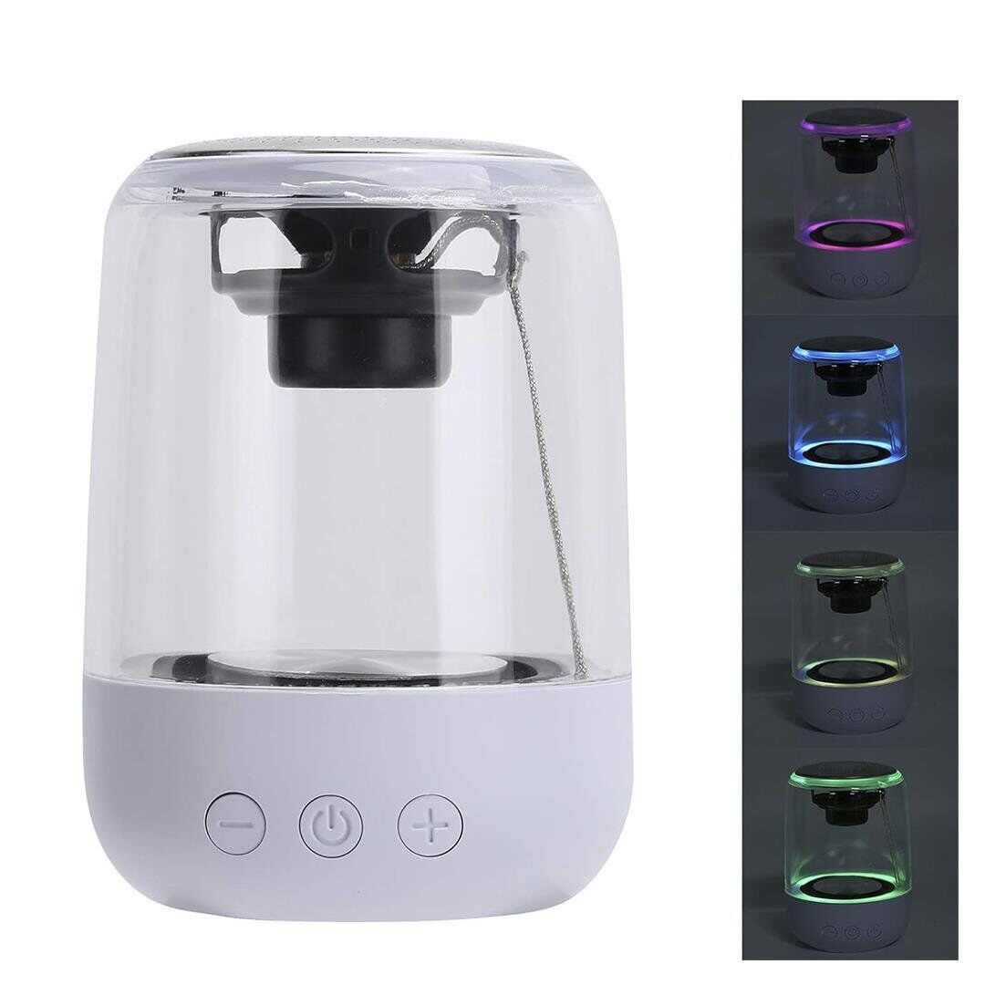 Magicvoice Mv-24695 600 Mah Taşınabilir Rgb Mikrofonlu Aux Tf Kart Bluetooth 3 Watt Mini Speaker Hoparlör Ses Bombası