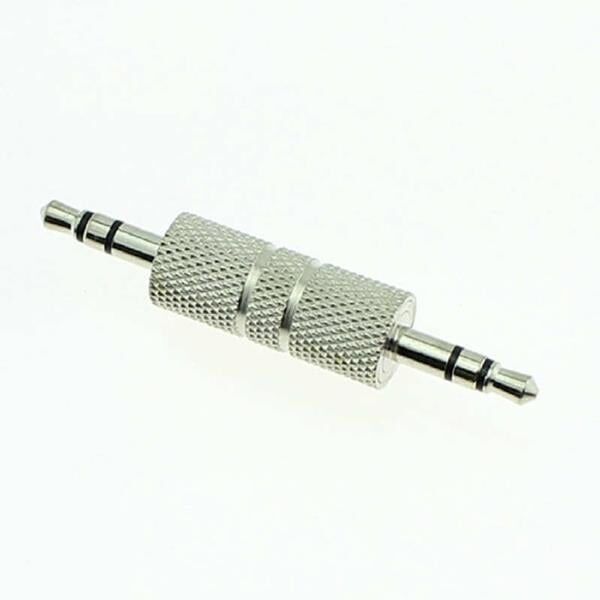 Powermaster 3.5 Mm Erkek Erkek Metal Jack Stereo Birleştirici Tam İletken Soket