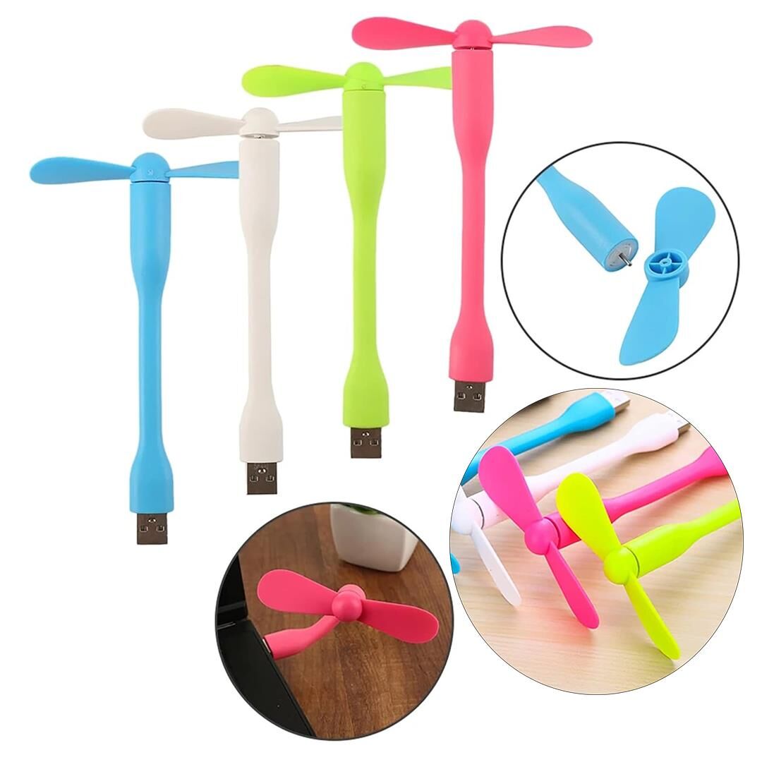 Powermaster PM-20579 Taşınabilir Esnek Usb Mini Fan Vantilatör Powerbank Laptop Notebook Usb Uyumlu