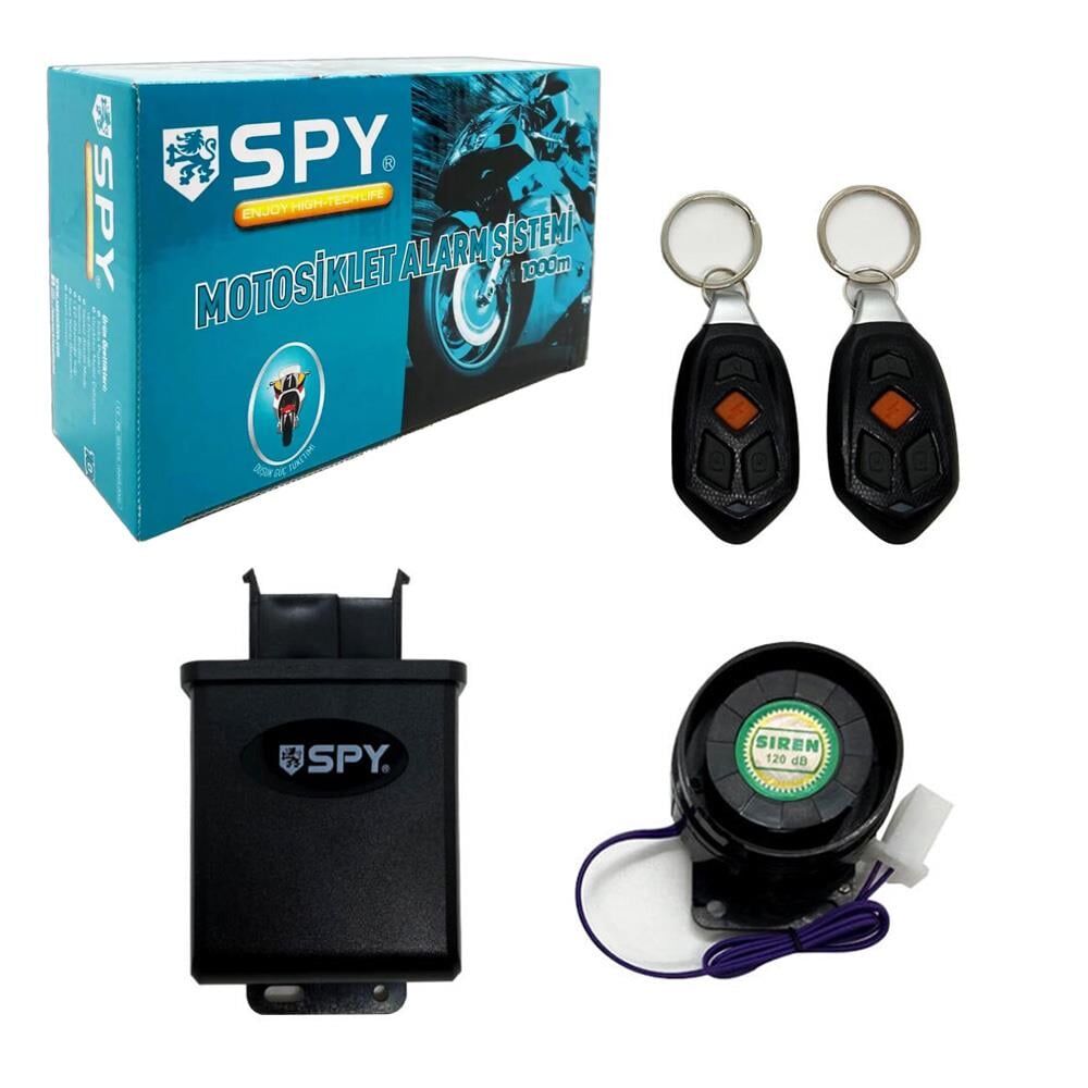 Ayt Powermaster PM-22738 Yüksek Sesli Motosiklet Güvenlik Alarm Sistemi 120 Desibel Ses 2 Kumandalı Morosikler Alarmı