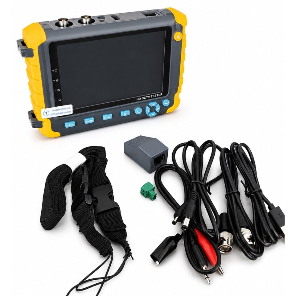 Magbox MG-13400 5.0'' HD CCTV Kamera Test Cihazı (AHD/TVI/CVI/CVBS, PTZ Kontrolü, UTP Kablo Ve Güç Çıkışlı)