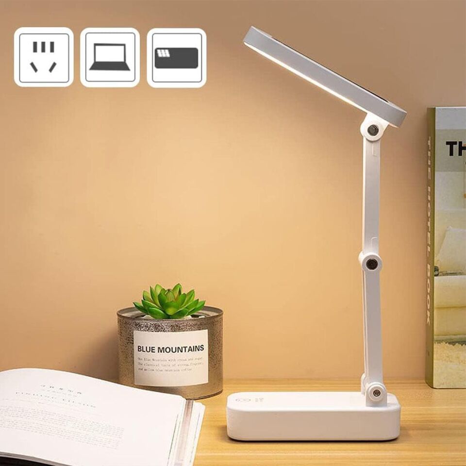 Powermaster PM-24440 Solar Güneş Enerjili Şarjlı Çalışma Kitap Okuma Masa Lambası LED Lamba Katlanabilir Aydınlatma